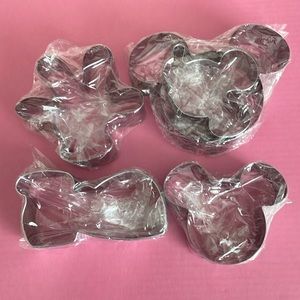Mickey Mouse Stainless Steel Cookie Cutter Set